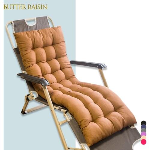 Outdoor Garden Cushions (No Chair) Thicken Foldable Recliner Couch Chair Cushions Seat Pad Living Room Long Rectangular Cushions