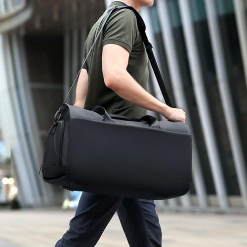 Waterproof Tote Bag with Shoe Pouch New Men Multi-Function Large Capacity Travel Bag Suit Luggage Bag 17 Inch Laptop