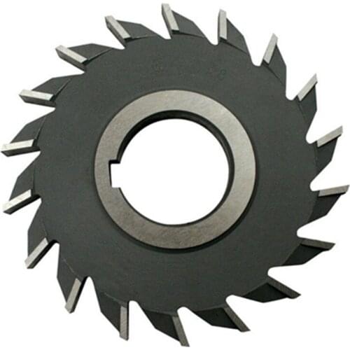 High Speed Steel Milling Cutters Face Milling Cutter Circular Saw Blade 80mm 90mm 100mm Trible Blades HSS Milling Cutter