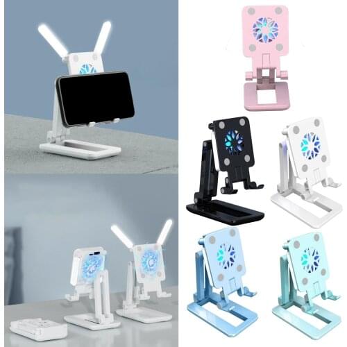 1pc Universal Desk Cellphone Holder Live Broadcast Fill Light Smartphone Rack for Home Room Bedroom