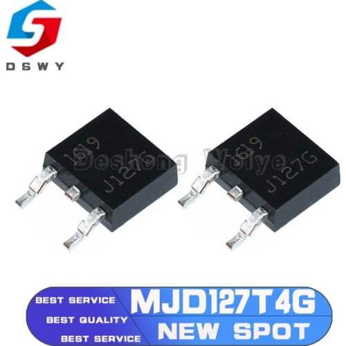 10Pcs/Lot MJD127T4G MJD127 J127 J127G TO-252 In Stock