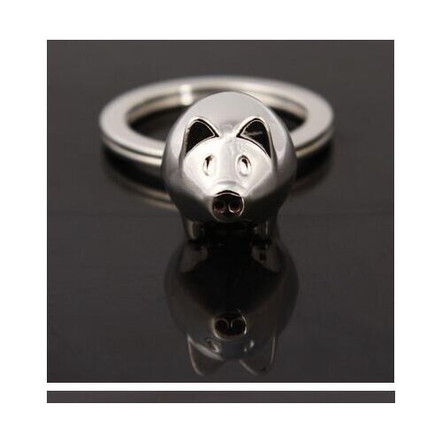 100pcs/lot fedex fast creative style woman man alloy pig keychain cartoon animal pig key ring birthday gift