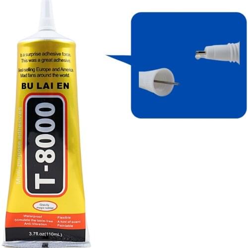110ML Multipurpose Bulaien T8000 Diy Glue Adhesives Transparent Liquid Glue Cellphone Repair Glue