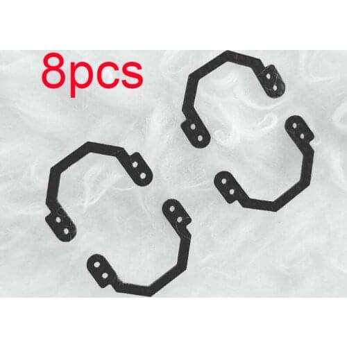 8Pcs 1.5mm HG Carbon Reinforcing Plate For MS Inner Suspension Chassis Spare Parts For Tamiya Mini 4WD Car Model