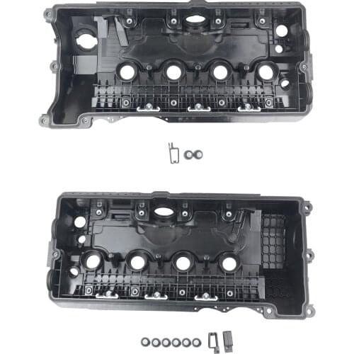 AP03 2PCS Pair L+R Engine Valve Cover N62 For BMW 545i 550i 650i 745i 750i X5 48i 4.4L 4.8L 11127522159