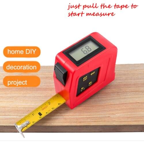 ETOPOO 5M Large LCD Digital Tape Measure Digital Display with Feet/Inch/Metric Unit Conversion Electronic Measuring Tape