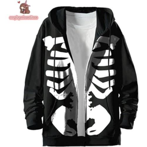 Kemono Jihen Kabane Kusaka Daily cos zipper hooded sweater clothes autumn and winter clothes