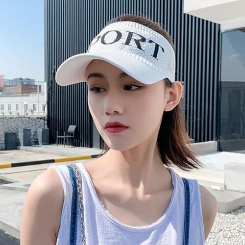 Sun Protection Hat Womens Air Top Internet Celebrity Summer Sun Hat Knitted Baseball Peaked Cap Outdoor Sports Sun Hat