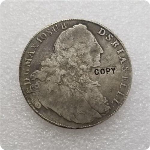 COPY REPLICA 1764 Germany - Bavaria Thaler COIN COPY