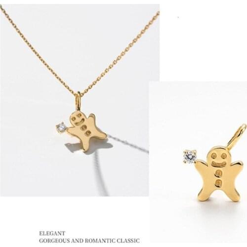 Liemjee Personality Fashion Party Punk Jewelry Hope Star Zircon Necklace For Women Feature Namour Charm Gift All Seasons