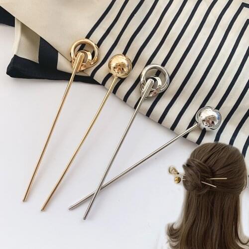 Fashion Women Gold Color Pearl Hairpins Metal Barrette Clip Wedding Bridal Tiara Hair Accessories Wedding Hairstyle Design Tools