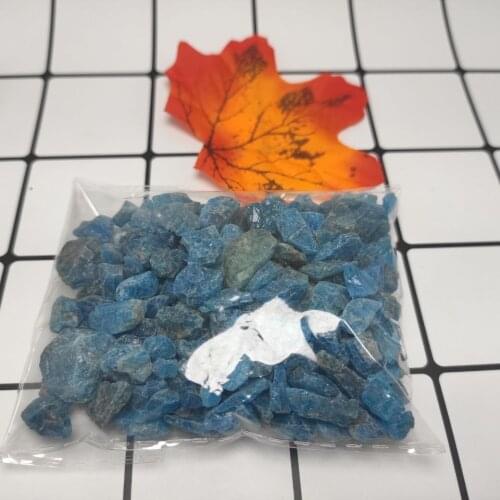 100g Natural apatite mineral rubble, home decoration reiki cure