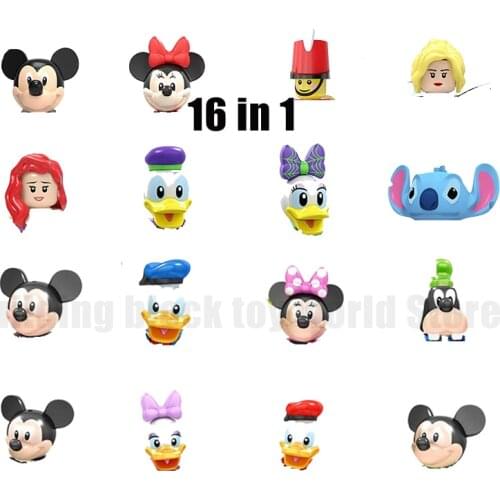 New Disney Classic Movie Mikimi Cartoon Character Building Blocks Model Childrens Toys