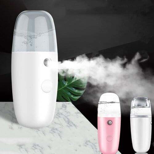 Face Steamer Beauty Spray Hand-held Water Machine Moisturizing Nano Ionic Mist Face Humidifier USB Facial Pore Cleansing Tool