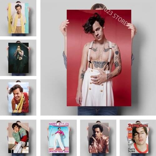 Portrait Of A Famous British Singer Poster Canvas Painting Picture And Living Room Wall Art Prints Suitable Modern Home Decor