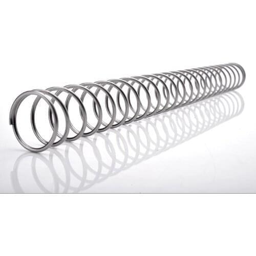 Compressed Springs, Wire Diameter 0.4mm, Outer Diameter 4mm, Free Length 305mm, 0.4x4x305mm