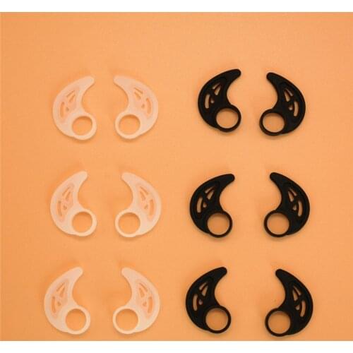 Replacement Universal Earhooks Earloops Horn Shaped Silicone Earbuds Ear Hooks Covers In-ear Earphones Sports Ear Clip Hoop