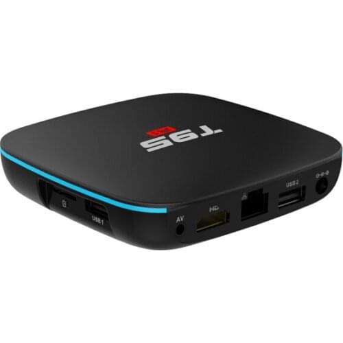 20pcs T95 R1 Android 7.1 TV BOX 2GB 16GB Amlogic S905W Quad Core Suppot 2.4GHz WiFi 1GB 8GB Smart Media Player