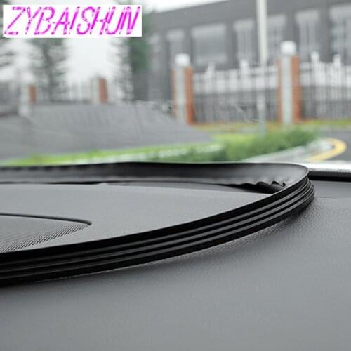 U-shaped rubber sound insulator car windshield edge gap sticker for Honda CRV Accord Odeysey Crosstour FIT Jazz City Civic JADE
