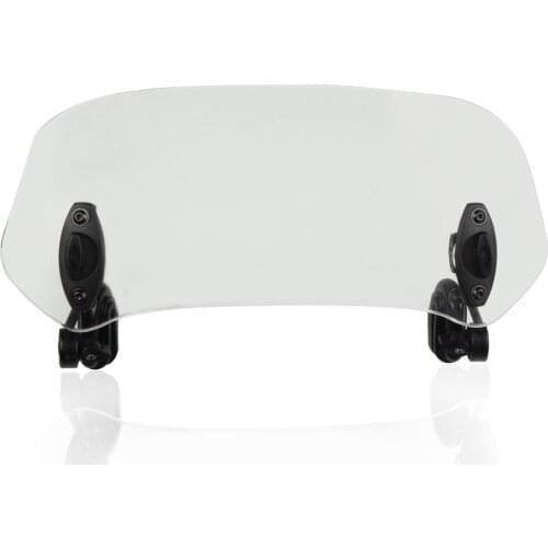 Motorcycle Wind Screen Windshield Spoiler Air Deflector Airflow Adjustable Windscreen for Heritage Softail/Electra Glide