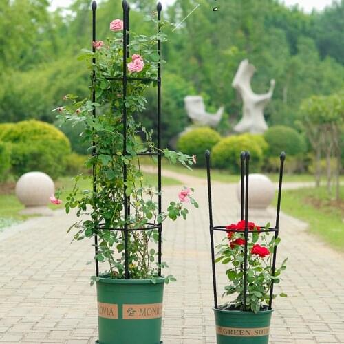 Plant Support Frame Rose Trellis Durable Garden Plant Vine Climbing Rack Plastic Home Decor Adjustable Garden Plants Stand