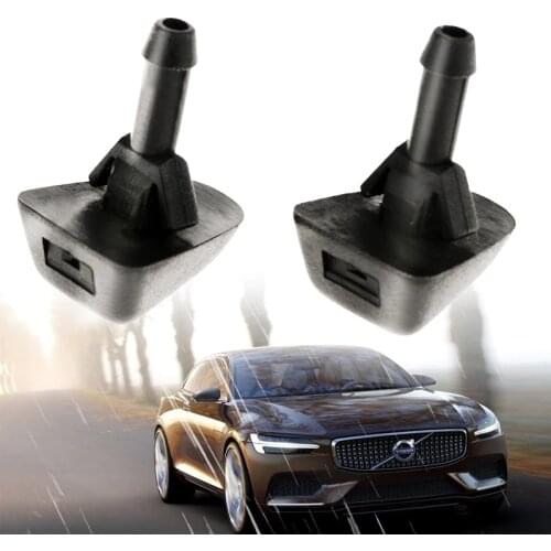 2 Pcs Car Windshield Wiper Water Spray Jet Auto Washer Nozzle For Volvo C30 C70 S40 V40 V50 S70 V70 S80 XC70 Etc Car Accessories