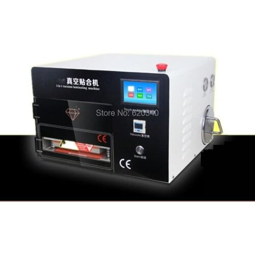 5 in 1 OCA Vacuum Laminating Machine touch LCD screen repair kit bubble remover autoclave air compressor for iphone samsung
