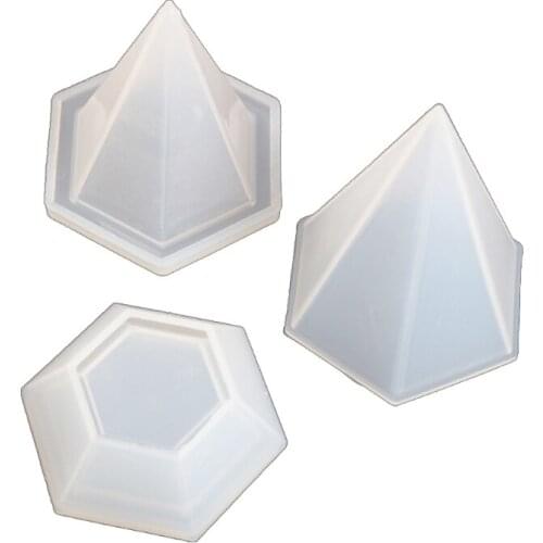 Diamond Box Resin Mold with Lids Storage Silicone Resin Casting Molds Art Crafts