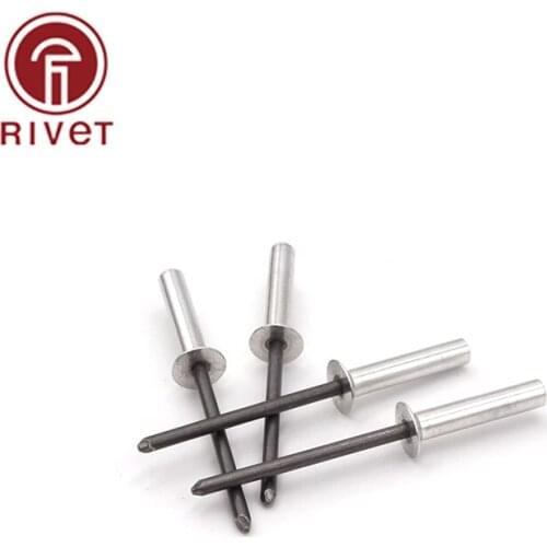 10pcs M5*8 M5*10 M5*11 DIN 15974 Aluminum Countersunk Head Closed End Blind Rivet Sealed Blind Rivet Water Air Tightness Rivets