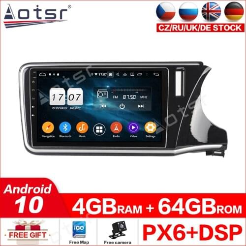Android10.0 Car gps navigatio Multimedia radio player For honda city 2015+ car audio radio stereo GPS navigation headunit audio