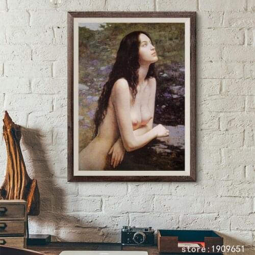No frame classical figures nude art beauty girl oil painting canvas printings printed on cotton wall art decoration picture