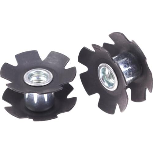 2PCS/Lot Bicycle Front Fork Mount Core MTB Fastening Bolts Star Nuts for 1-1/8" 28.6mm Steerer Threadless Fork