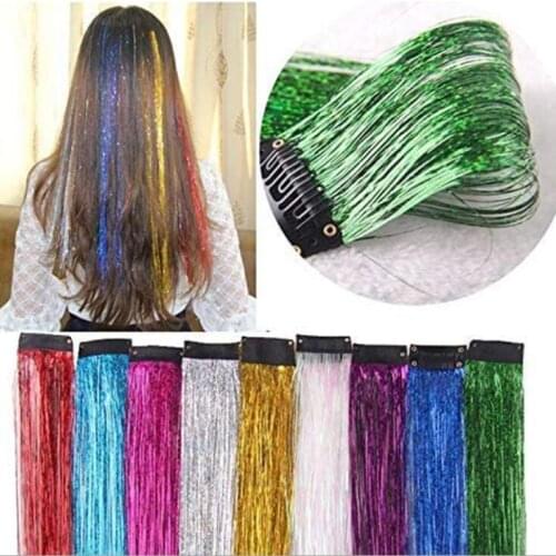 Long straight clip in one piece hair Extension Ombre Highlight Hair Extensions Long Straight Fake Hair Reshowbeauty