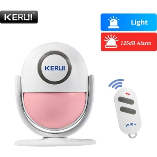 KERUI P6 PIR Motion Detector 125dB Alarm Welcome Doorbell Home Security Sensor App Control Anti - theft SOS Alarm System