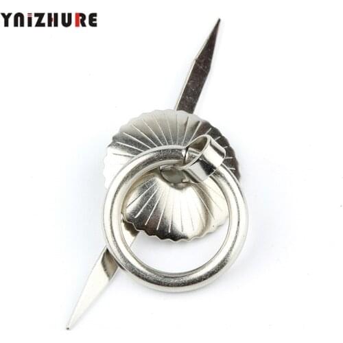 2pcs 29*85mm Antique SilverHandle Pot Handle Mini Hardware Jewelry Box Wooden Box Knobs Ancient Accessories