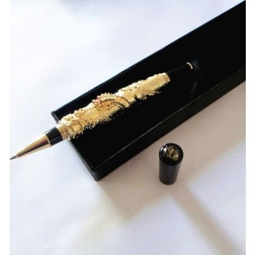 HOT unique 3D Dragon PEN for men personalized gifts luxury gifts with gift box Luxury gold dragon pen 80g/pc nice gift for boss