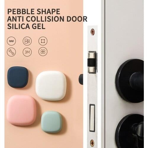 1 Set/4Pcs Silicone Door Handle Knob Crash Pads Anti-collision Protector Bumper Door Stops Door Hardware Home Improvement 2020