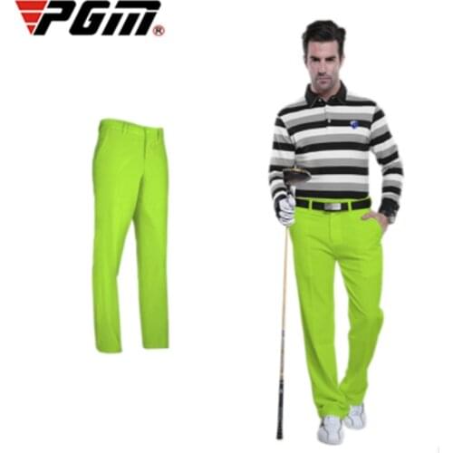 PGM Mens Golf Pant Clothes Waterproof Sports Golf Trousers Quick Dry Breathable Pants 4 Colors XXS-XXXL High Elastic Durable