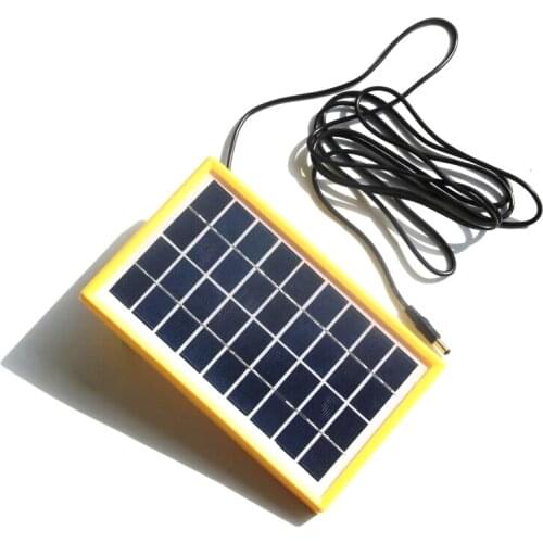3W 9V Polycrystalline Solar Cell With 3M DC 5521 Cable DIY Solar Panel System For 9V Battery Charger Waterproof Free Shipping