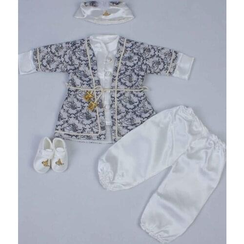Navy blue 5 li Male Baby Prince Suit