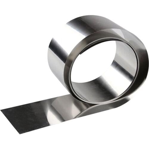 0.005mm - 1mm Thin Plate Sheet Foil Width 100mm / Length 1000mm(1M) S304 Stainless Steel Fine Plate Metal Sheet Foil Strip DIY