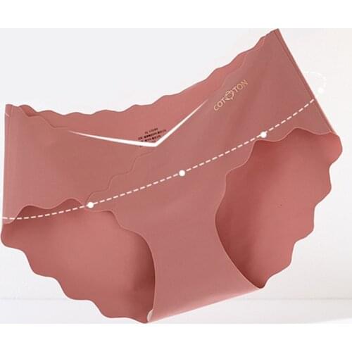 Sexy underwear women Mulberry silk antibacterial panties women elasticity without trace ropa interior femenina majtki damskie