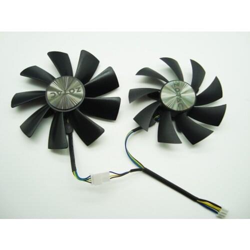 87MM GA92S2H 100MM GAA8S2H GAA8S2U 4Pin Cooler Fan For ZOTAC GTX 1060 1070 Ti MINI HA 1080 Ti MINI Dual Graphic Card Cooling Fan