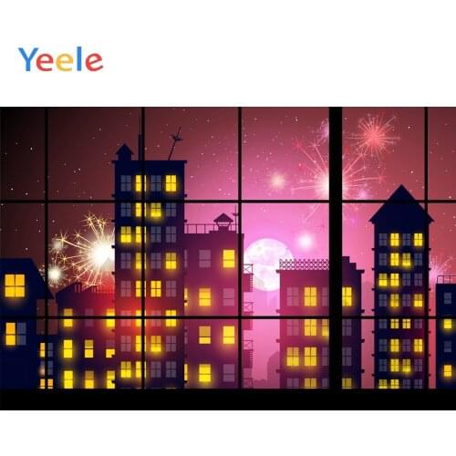 Yeele Photozone For Baby Building Night Light Bokeh Super Poster Photography Backgrounds Photographic Backdrop Photo Shoot Props