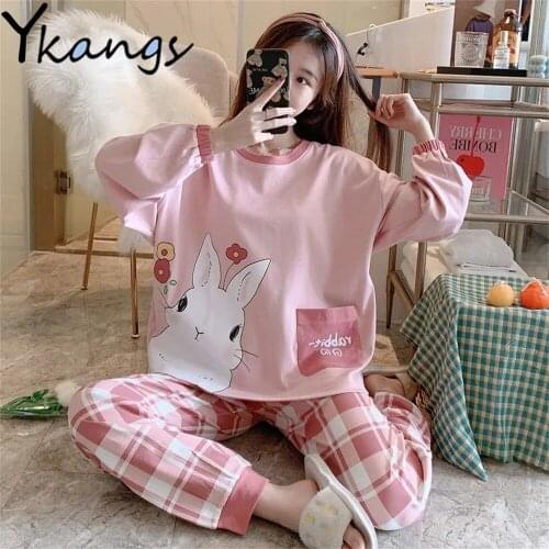 Женские хлопковые пижамы YKANGS China At AliExpress