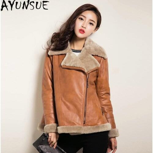 Real Fur Coat Female 100% Wool Liner Jacket Winter Coats Women Clothes 2020 Genuine Leather Jacket Sheepskin Coats Hiver 1506