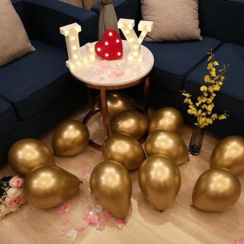 10 PCs Birthday Party Decoration Balloon Proposal Scene Layout Wedding Room Decoration Birthday Party Atmosphere