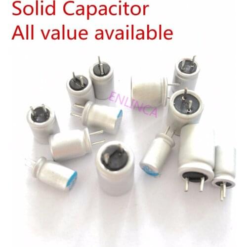 50pcs 10V 1200UF 10*12.5 solid capacitor 10V1200UF