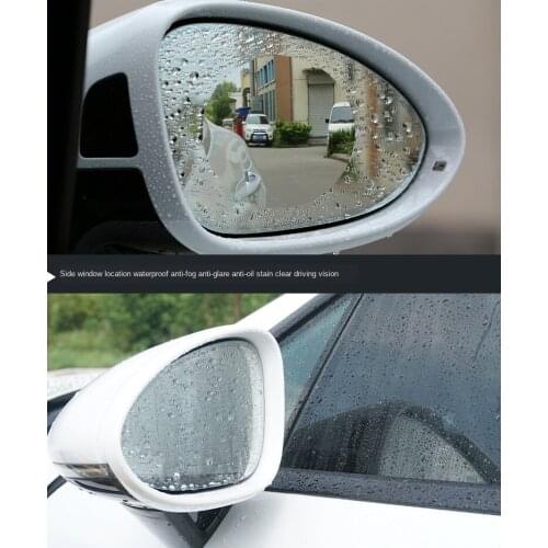 Car Rearview Mirror Waterproof Anti-Fog Rain-Proof Film Kit Side Window Glass Film Anti-rain Car Rearview Mirror Cover Films