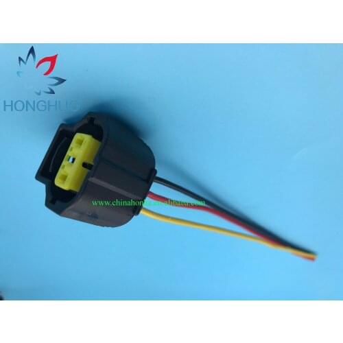 Free shipping 184032-1 Tyco Amp 3 Pin Generator Alternator Connector Plug With Wire Pigtail Wire Harness